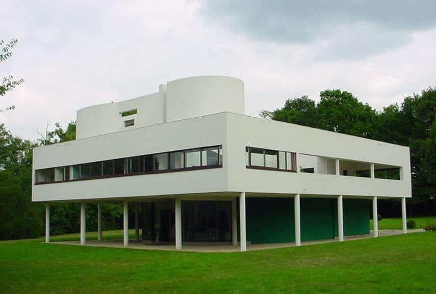 Villa Savoye por Le Corbusier, 1929-1931 - historia de la arquitectura