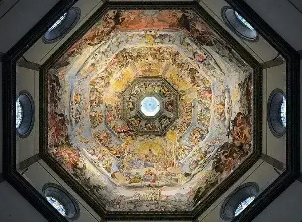 Arquitectura renacentistac interior de la cupula de Santa Maria del Fiore
