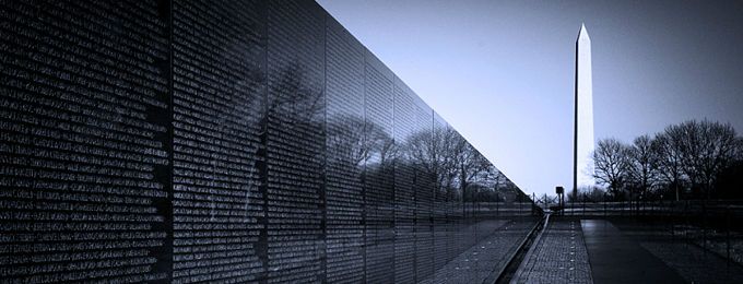 Monumento a los Veteranos de Vietnam. Cortesía de Vietnam Veterans Memorial Fund
