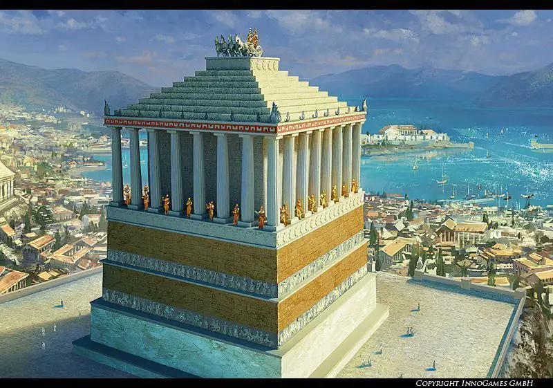 El mausoleo de Halicarnaso