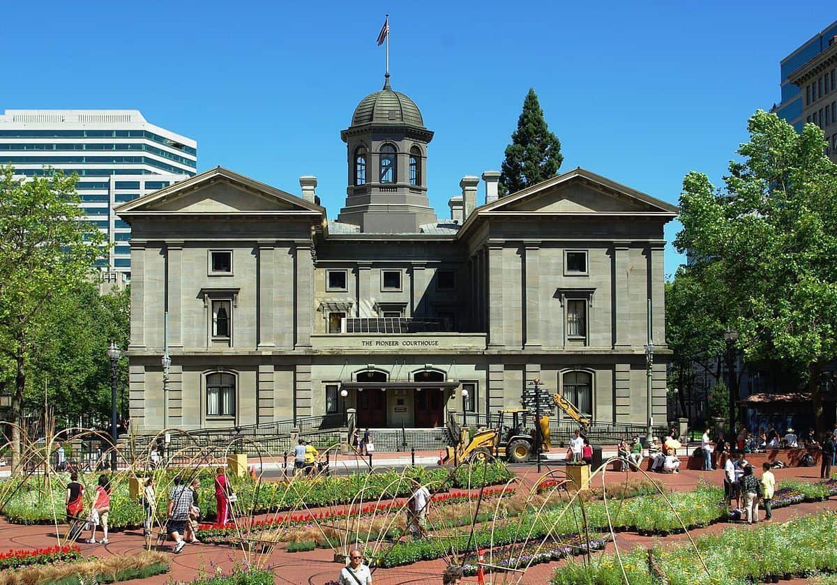 el Palacio de Justicia Pioneer Portland Oregon Estados Unidos.