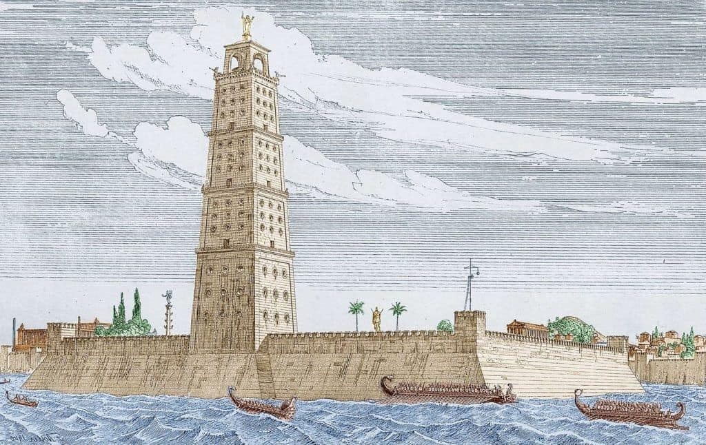 FARO DE ALEJANDRIA Construccion, ubicación, historia y destrucción FARO DE ALEJANDRIA Construccion, ubicación, historia y destrucción