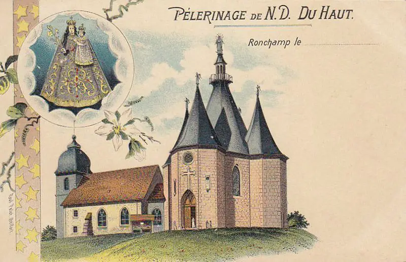 La capilla Notre Dame antes de 1913.
