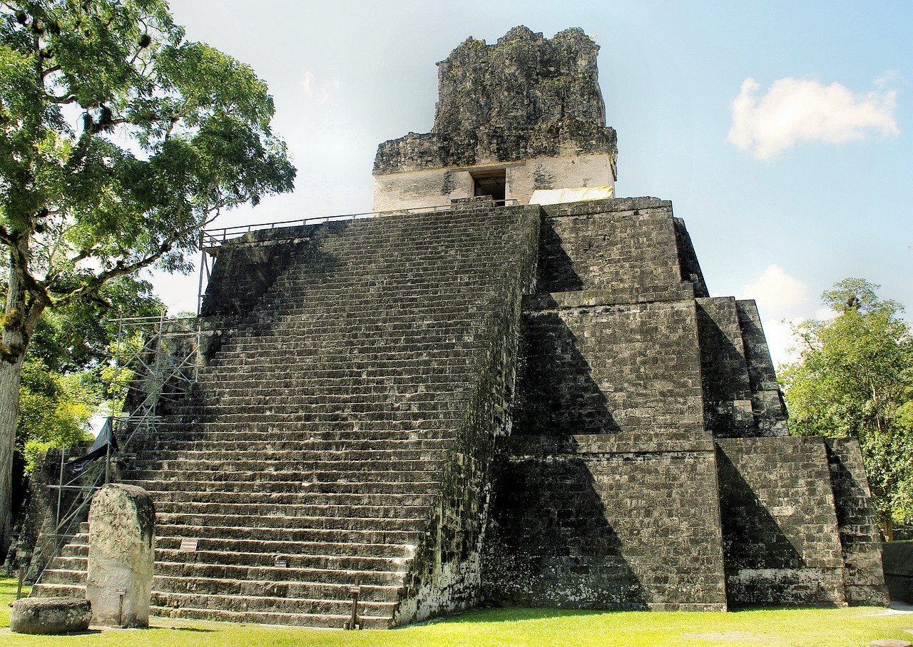 Tikal en Guatemala en 1979 declarado por la UNESCO como Patrimonio de la Humanidad