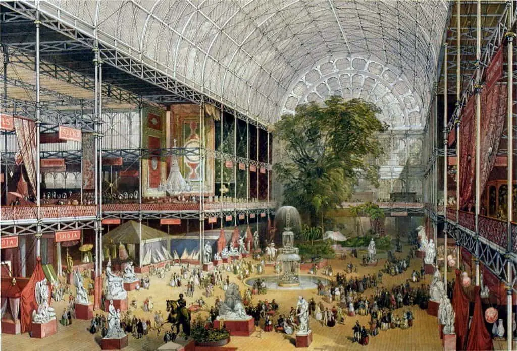 El Palacio de Cristal acogió la Gran Exposición de 1851.