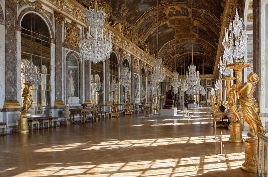 Salón de los Espejos en el Palacio de Versalles