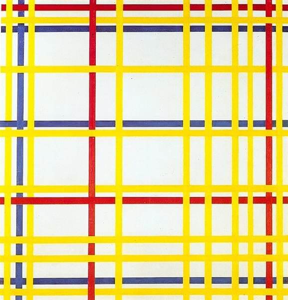 Neoplasticismo Nueva York I Piet Mondrian 1942