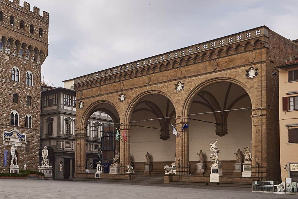 Logia dei Lanzi, Florencia, Italia