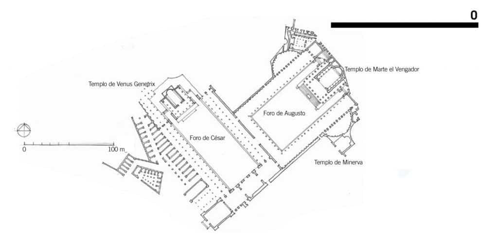 Foros de César y Augusto, siglo i a.C.