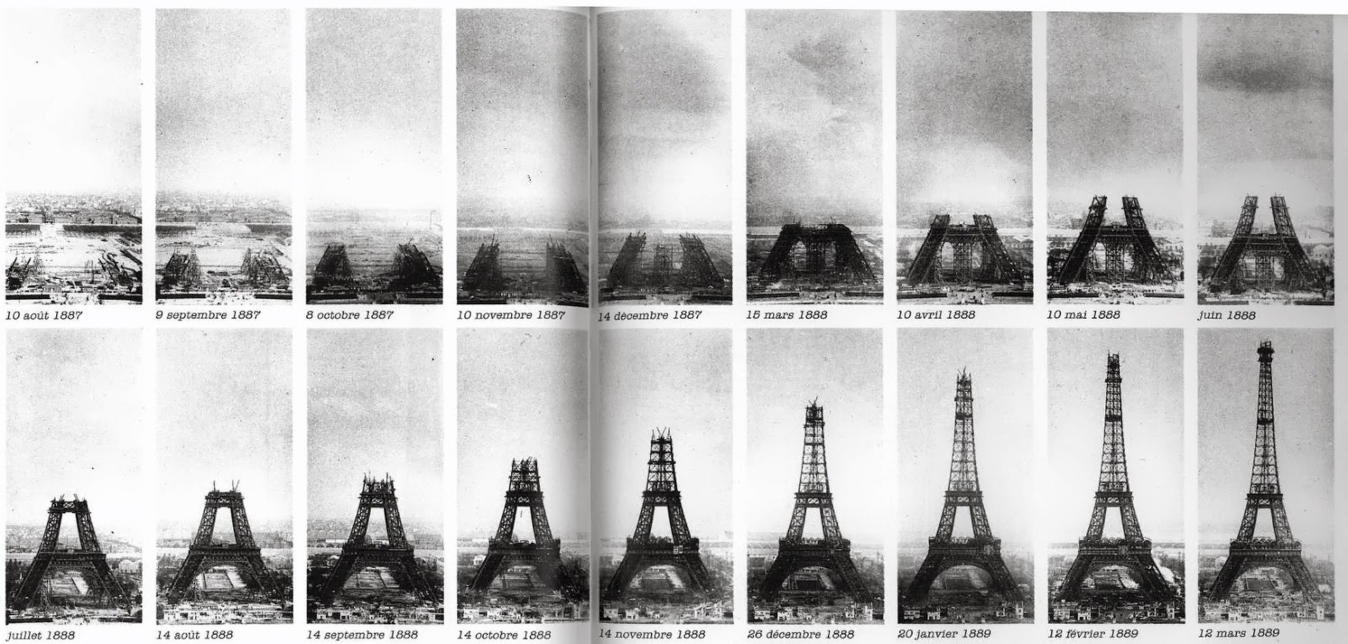 La Torre Eiffel es uno de los disenos efimeros mas famosos que acabo convirtiendose en un hito permanente