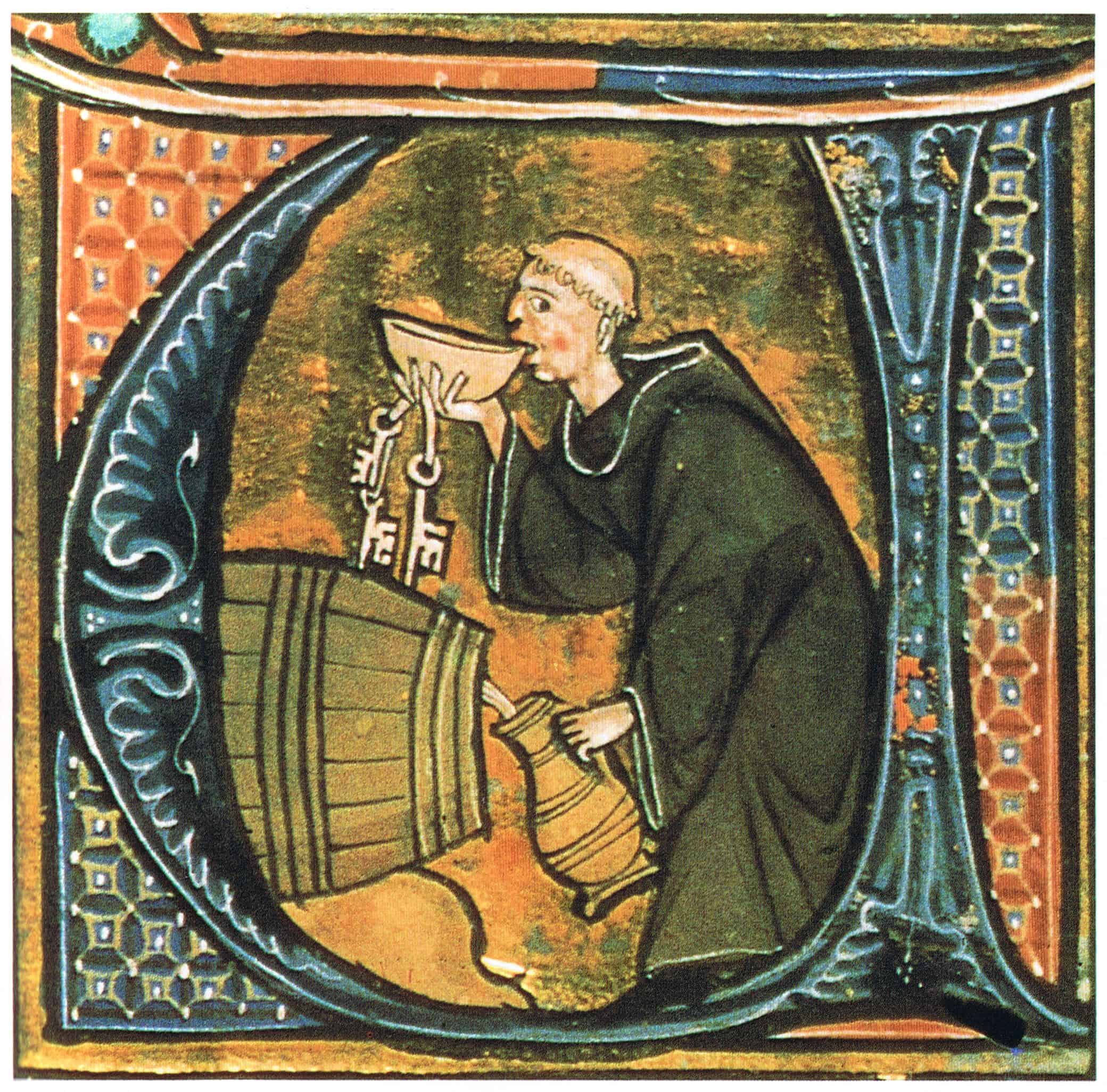 Miniatura de Bernardo de clairvaux del ano 1.267.