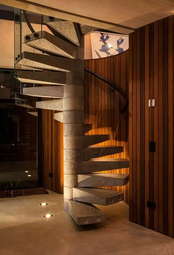 Escaleras de caracol modernas
