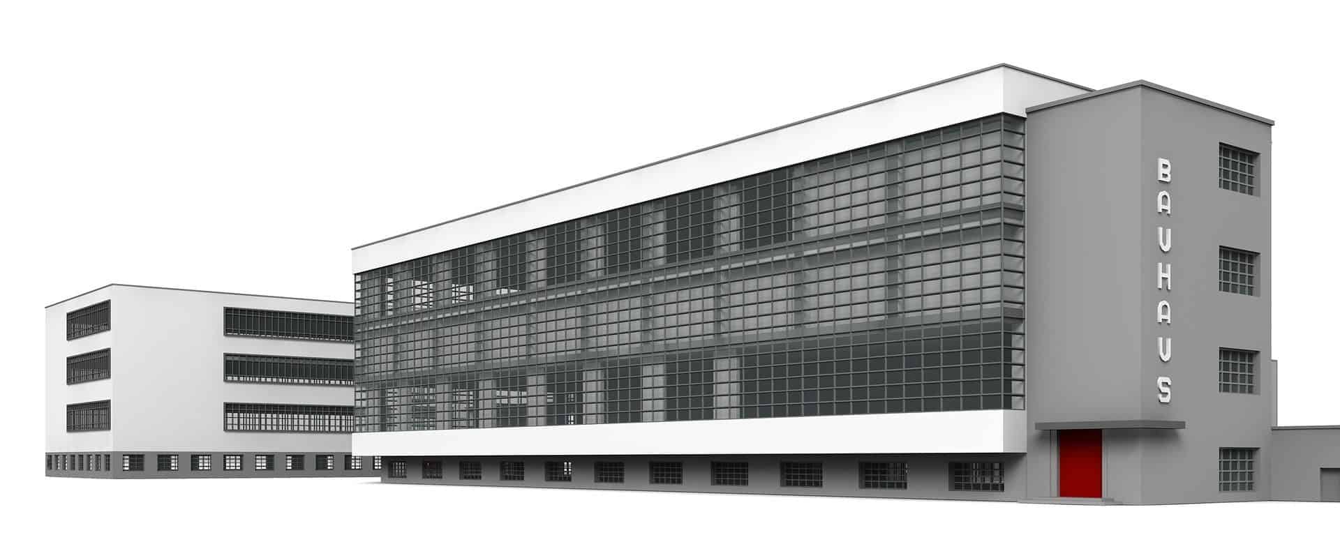 La Bauhaus en Dessau, Alemania, edificios modernos