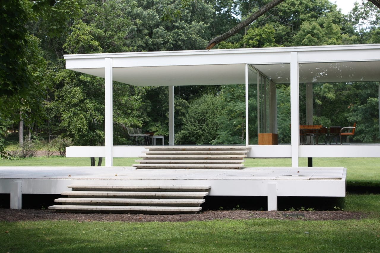 Funcionalismo en Arquitectura 7 Casa Farnsworth