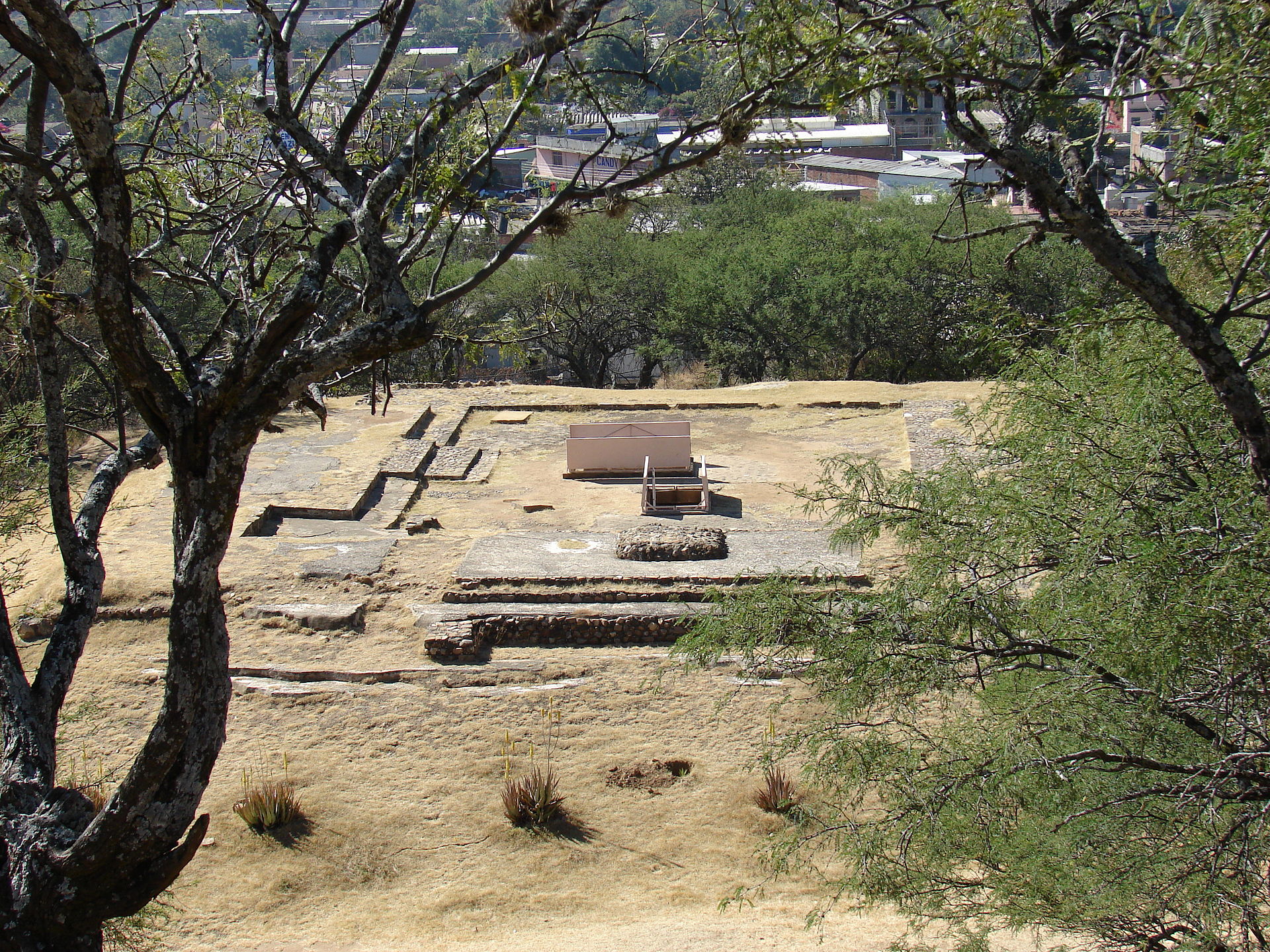 Sitio arqueologico de Zaachila en el estado de Oaxaca